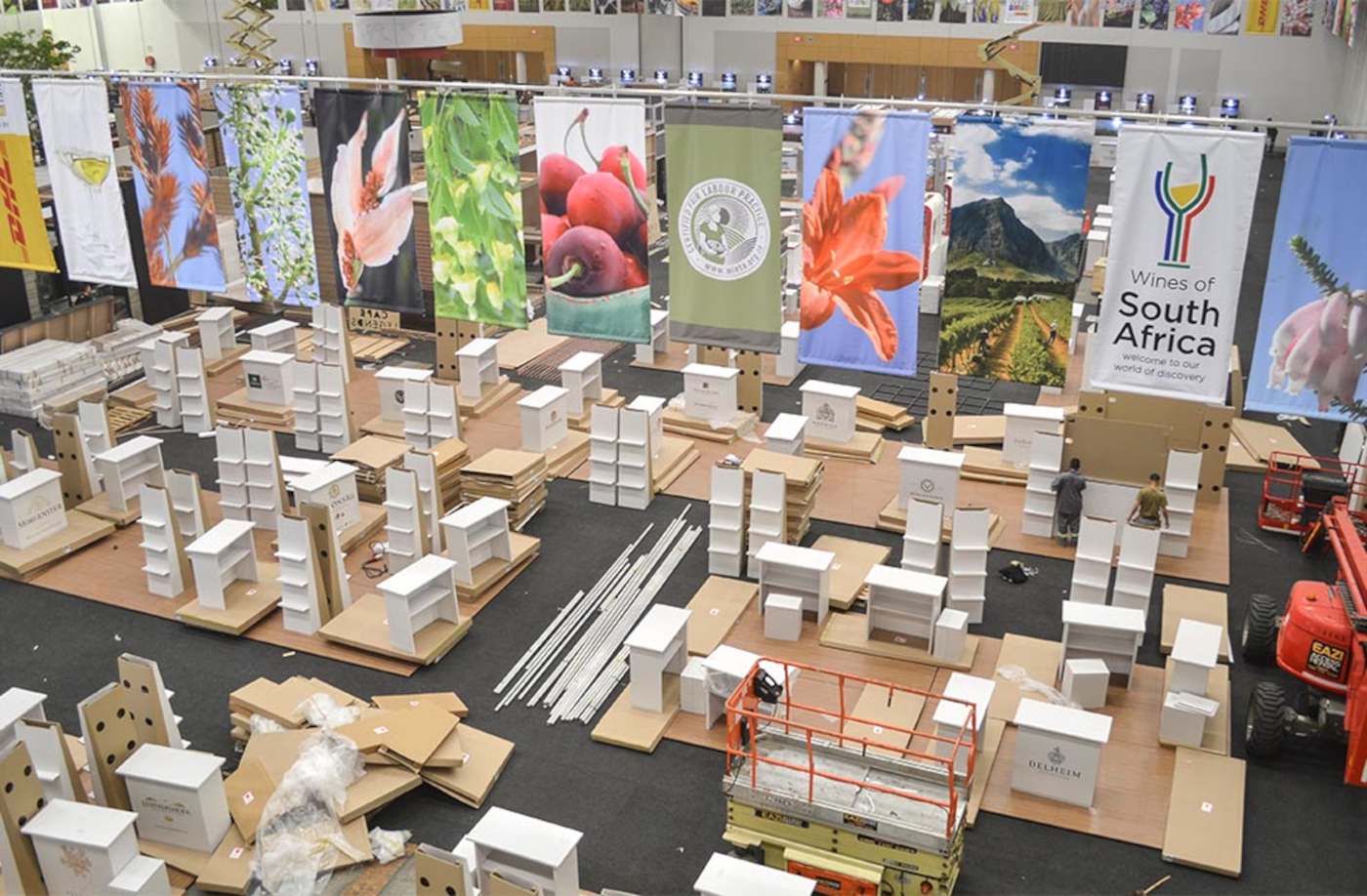 Xanita Print and Xanita Kraft Products Laid Out for Set Up