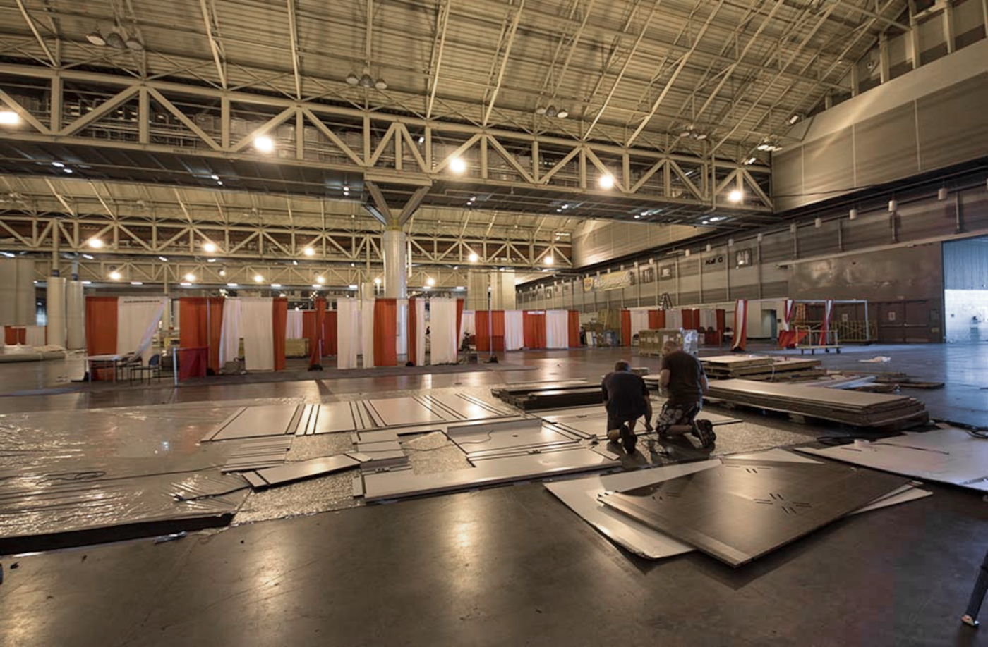 Xanita Print and Xanita Kraft Products Laid Out for Set Up