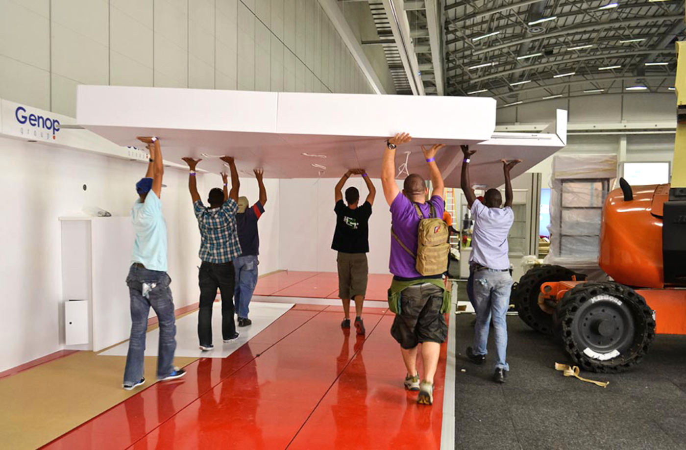 Lightweight Xanita Kraft Wall Ready for Installation